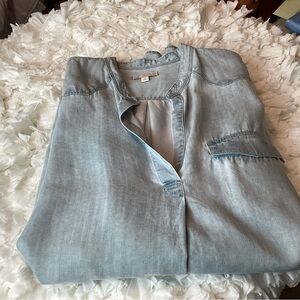Gap Light Blue Tencel Pullover